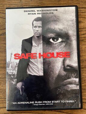 Safe House 2012 Movie DVD Action Denzel Washington Ryan Reynolds Pre-Owned